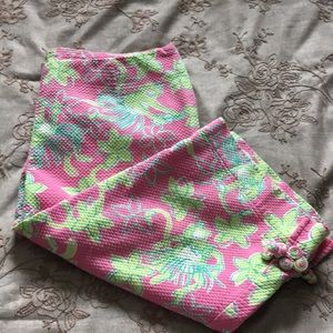 Lilly Pulitzer monkey print Capri